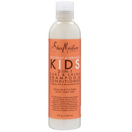 SHEA MOISTURE-KIDS-COCONUT & HIBISCUS-Shampooing & conditionneur 2en1 -236ml