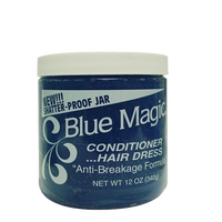 BLUE MAGIC-Brillantine bleue Hair Dress 340g