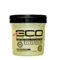 Gel Coiffant Ricin & graines de Lin - Black Castor Oil and Flaxseed Oil Gel - Eco Styler