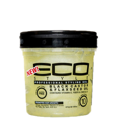 Gel Coiffant Ricin & graines de Lin - Black Castor Oil and Flaxseed Oil Gel - Eco Styler