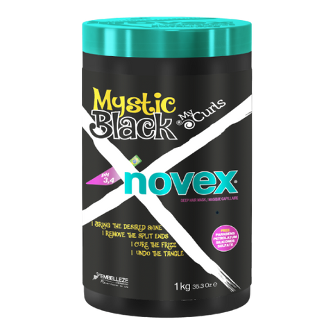 Novex Mystic Black Masque Capillaire 1Kg / 400 G