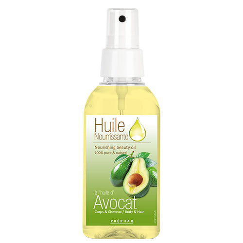 PREPHAR- HUILE 100% NATURELLE- AVOCAT- 100ML