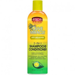 AFRICAN PRIDE- Olive Miracle 2 in 1 Shampoo & Conditioner-355ML