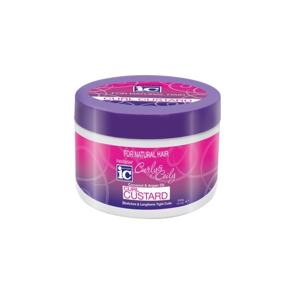 IC FANTASIA- Crème définissante boucles CURL CUSTARD Coco & Argan-340G