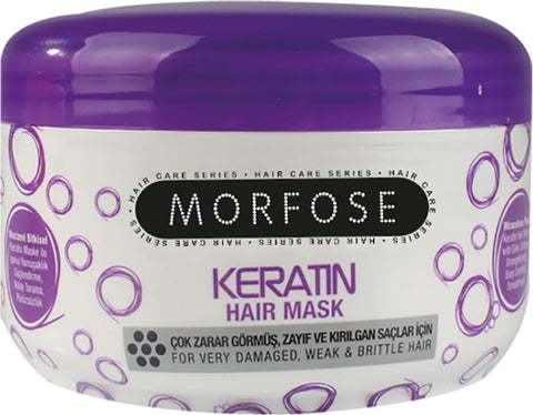 MORFOSE-Masque enrichi en Kératine pour cheveux fragiles, très abîmés et cassants-500 ml