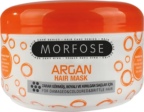 MORFOSE-Masque enrichi en Huile d'Argan pour cheveux secs et fragilisés-500 ml