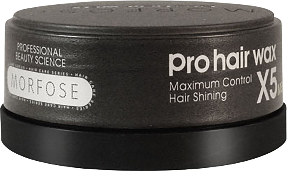 MORFOSE  -Cire pour cheveux-fixation maximum,- NOIR- 150 ml
