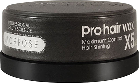MORFOSE  -Cire pour cheveux-fixation maximum,- NOIR- 150 ml