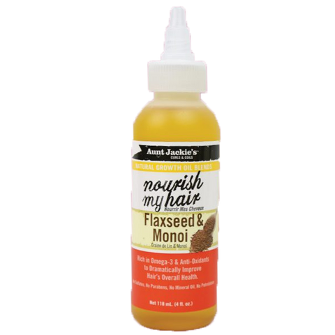 Nourish My Hair - Flaxseed & Monoi Oil - Aunt Jackie's Natural Growth Oil Blends 118ml