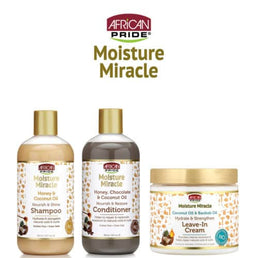 Pack African Pride Moisture Miracle Honey & Coconut oil