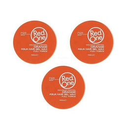 PACK RED ONE - ORANGE AQUA HAIR WAX FULL FORCE