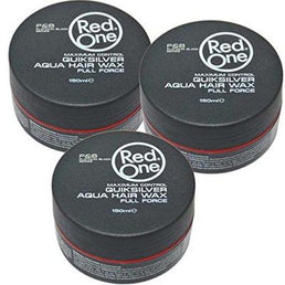 PACK RED ONE QUICKSILVER AQUA HAIR WAX FULL FORCE