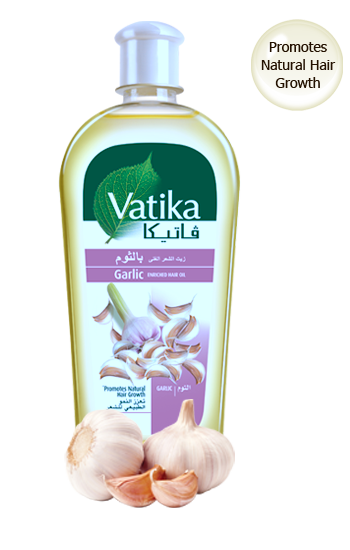 VATIKA -Huile capillaire enrichie à l'ail -200ML