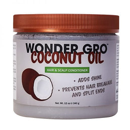 WONDER GRO CRÈME REVITALISANTE CHEVEUX A LA NOIX DE COCO - 340G