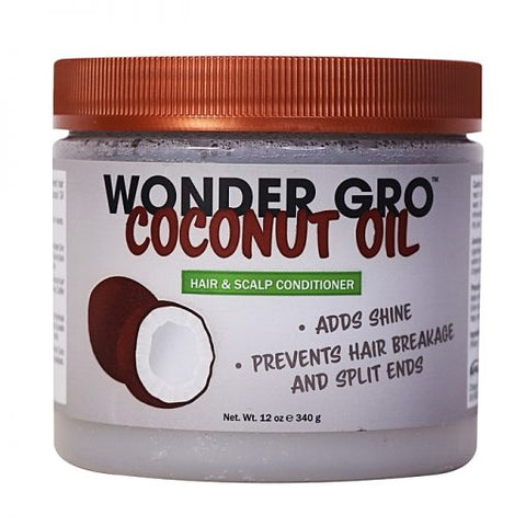 WONDER GRO CRÈME REVITALISANTE CHEVEUX A LA NOIX DE COCO - 340G