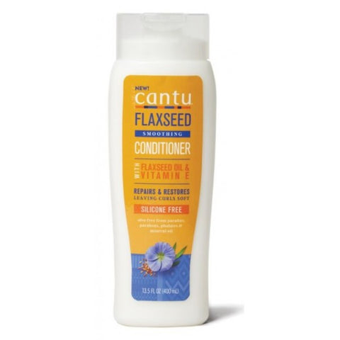 CANTU-Après-shampoing réparateur GRAINES DE LIN 400ml