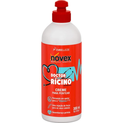 NOVEX-DOCTEUR RICIN-APRÈS-SHAMPOING SANS RINCAGE- 300ML