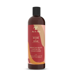 AS I AM-Après-shampooing réparateur RICIN NOIR DE JAMAIQUE 355ml