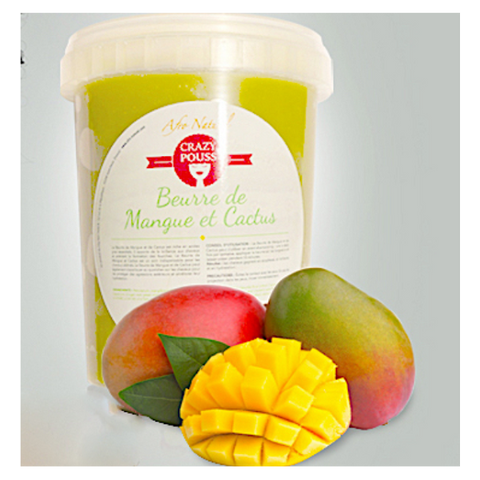 CRAZY POUSS-Beurre de Mangue et Cactus pour cheveux 500g
