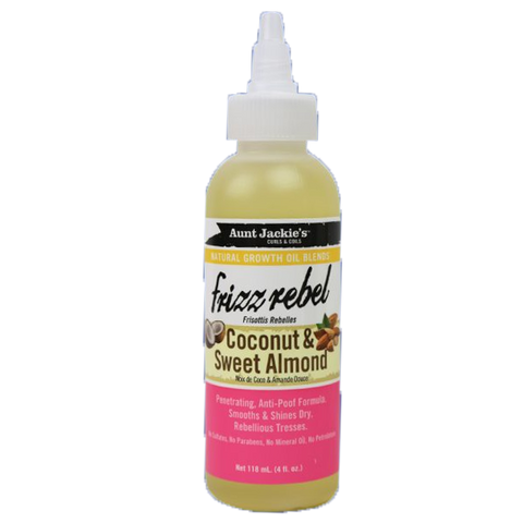 Frizz Rebel Â Coconut & Sweet Almond Oil - Aunt Jackie's Natural Growth Oil Blends 118ml