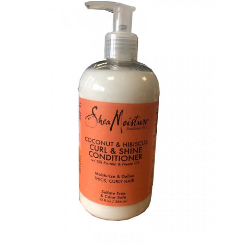 SHEA MOISTURE-COCOConditionneur CURL & SHINE Coco & Hibiscus 384ml