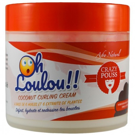 CRAZY POUSS-Crème pour boucles OH LOULOU!! 500ml