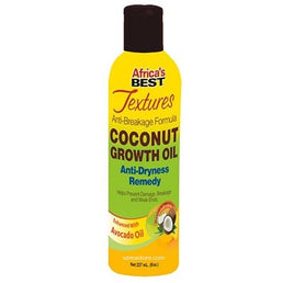 Africa's Best Textures-Cure anti-sécheresse Coconut Growth Oil -237ml