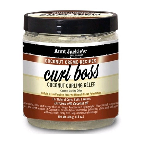 Gel Bouclant au Coco - Curl Boss - Aunt Jackie's Coconut Crème Recipe 426g