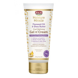 AFRICAN PRIDE- MOISTURE MIRACLE-Gel crèmeux Huile de Lin & Beurre de Karité-170g