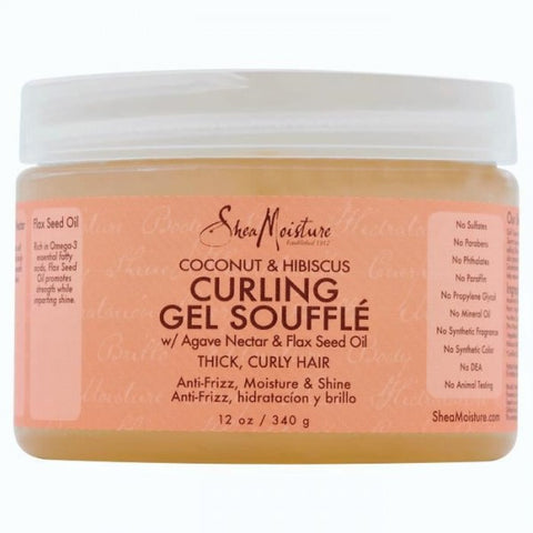 SHEA MOISTURE- COCONUT & HIBISCUS-GEL SOUFFLE- 340g