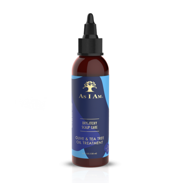 AS I AM -Huile apaisante cuir chevelu OLIVE/ARBRE A THÉ 120ml