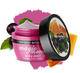 Aunt Jackie's Butter Fusions MAGIC MEND – Acai & Honey Thermal Repair Masque 227g