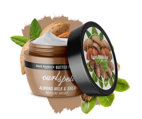 Aunt Jackie's Butter Fusions CURL SPELL – Almond Milk and Shea Butter Moisture Masque 227g