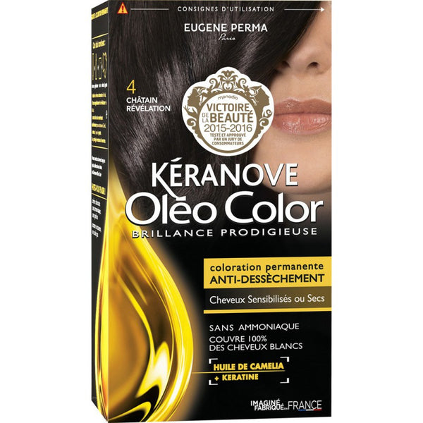KERANOVE- Oléo Color-4 - Châtain révélation - 60ml