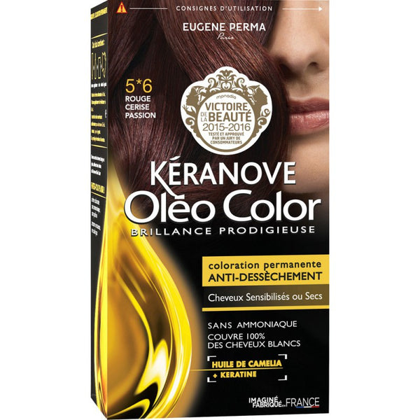 KERANOVE- Oléo Color-5*6 - Rouge cerise passion - 60ml