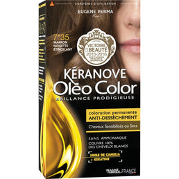 KERANOVE-Oléo Color-7*35 - Marron noisette étincelant - 60ml