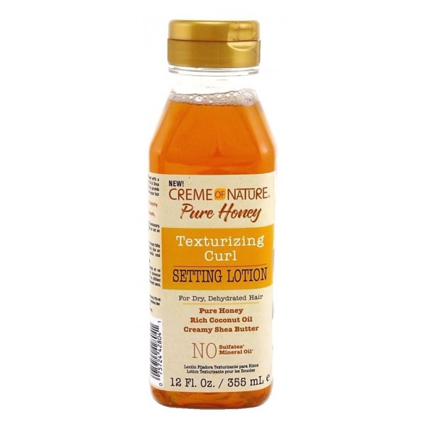 CREME OF NATURE-PURE HONEY-Lotion texturisante spéciale boucles  355ml