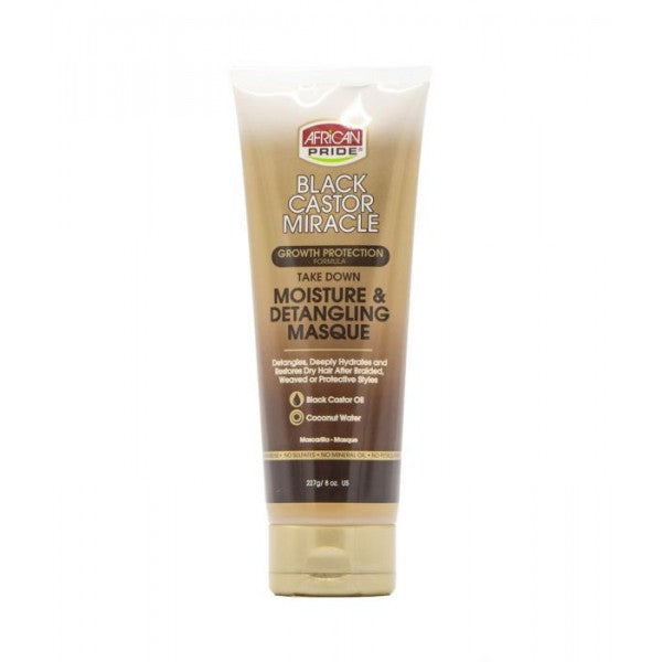 AFRICAN PRIDE-Masque Hydratant et Démêlant RICIN/COCO 227g