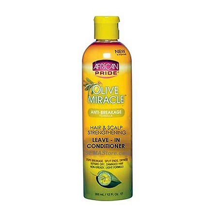 AFRICAN PRIDE -Olive Miracle Hair and Scalp Strenghtening Leave-In Conditioner - 355ML