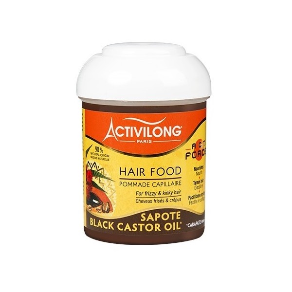 ACTIVILONG -Pommade capillaire BLACK CASTOR OIL 125ml
