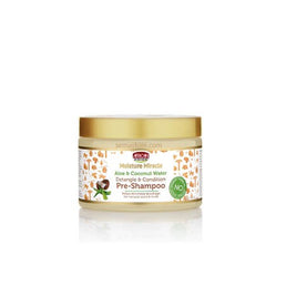 AFRICAN PRIDE -MOISTURE MIRACLE-Pré-shampoing Aloe Vera & Eau de Coco - 340g.
