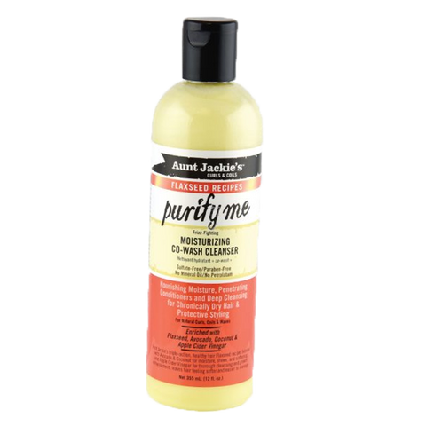 Purify Me Moisturizing Co-Wash Cleanser - Aunt Jackie's Curls and Coils 355ml