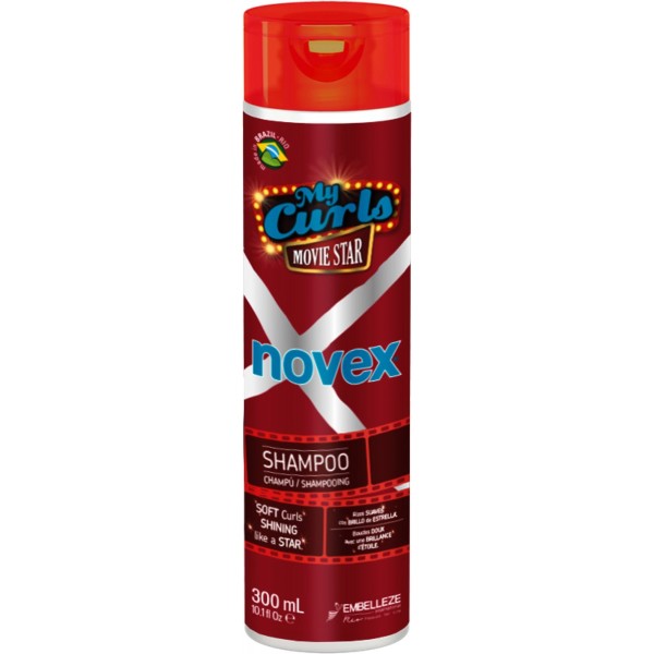 NOVEX-MOVIE STAR-Shampoing pour boucles MOVIE STAR 300ml