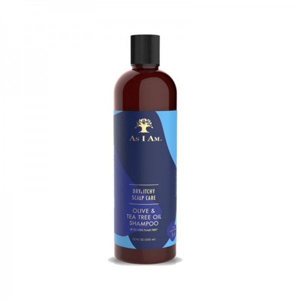 AS I AM -Shampooing anti-pelliculaire OLIVE/ARBRE A THÉ 355ml