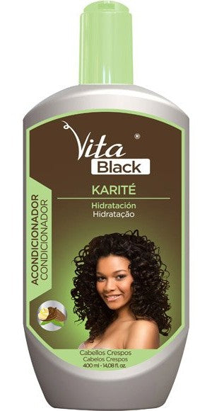 VITA BLACK-Après-shampooing Beurre de Karité (400ml)