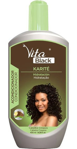 VITA BLACK-Après-shampooing Beurre de Karité (400ml)